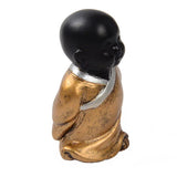 Maxbell Resin Buddha Statue Monk Figurine Tea pet  Ornaments  Style02