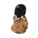 Maxbell Resin Buddha Statue Monk Figurine Tea pet  Ornaments  Style02