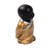 Maxbell Resin Buddha Statue Monk Figurine Tea pet  Ornaments  Style02