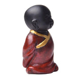 Resin Crafts Buddha the Little Monk Statue Ornament Home decor Style_B