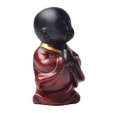 Resin Crafts Buddha the Little Monk Statue Ornament Home decor Style_C