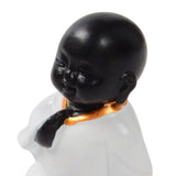 Max Lovely Buddhist Monk Doll Home Shelf Desk Car Ornaments Lucky Gifts D