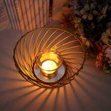Max Metal Wire Tealight Candle Holder Tabletop Candlestick Wedding Ornaments B