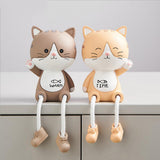 Max Creative Resin Hanging Foot Ornament Desktop Figurine Cat