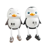 Max Creative Resin Hanging Foot Ornament Desktop Figurine Penguin