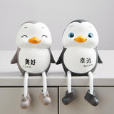 Max Creative Resin Hanging Foot Ornament Desktop Figurine Penguin