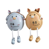 Max Creative Resin Hanging Foot Ornament Desktop Figurine Pig_2