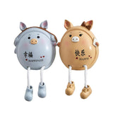 Max Creative Resin Hanging Foot Ornament Desktop Figurine Pig_2