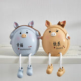Max Creative Resin Hanging Foot Ornament Desktop Figurine Pig_2