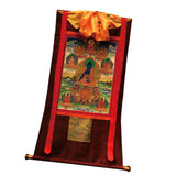 Max Maxb BROCADE Coffee Thangka Decorative Painting pharmacist Wall Hanging Picture
