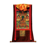 Max Maxb BROCADE Coffee Thangka Decorative Painting pharmacist Wall Hanging Picture