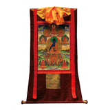 Max Maxb BROCADE Coffee Thangka Decorative Painting pharmacist Wall Hanging Picture