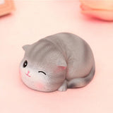 Max Adorable Resin Kitty Statue Saving Pot Tabletop Car Ornament Kids Gifts B