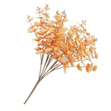 Max Artificial Eucalyptus Leaves Silk Simulation Leaves Bunch  Yellow