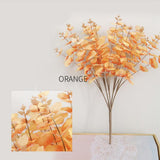 Max Artificial Eucalyptus Leaves Silk Simulation Leaves Bunch  Yellow