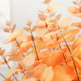 Max Artificial Eucalyptus Leaves Silk Simulation Leaves Bunch  Yellow