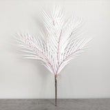 Max Simulation Fake Palm Leaves Artificial Palm Leaves With Stem White