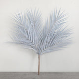 Max Simulation Fake Palm Leaves Artificial Palm Leaves With Stem Blue