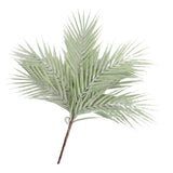 Max Simulation Fake Palm Leaves Artificial Palm Leaves With Stem White Green