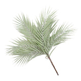 Max Simulation Fake Palm Leaves Artificial Palm Leaves With Stem White Green