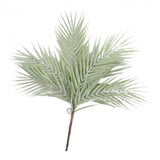 Max Simulation Fake Palm Leaves Artificial Palm Leaves With Stem White Green