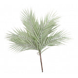 Max Simulation Fake Palm Leaves Artificial Palm Leaves With Stem White Green
