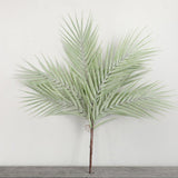 Max Simulation Fake Palm Leaves Artificial Palm Leaves With Stem White Green