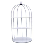 3 Tier Bird Cage Shaped Wedding Party Dessert Stands-Cupcake Stand White