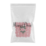 Max Maxb Plastic Artificial Rose Flwowers and Leaves with European Gift box Champagne