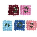 Max Maxb Plastic Artificial Rose Flwowers and Leaves with European Gift box Champagne