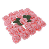 Max Maxb Plastic Artificial Rose Flwowers and Leaves with European Gift box Champagne