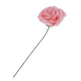 Max Maxb Plastic Artificial Rose Flwowers and Leaves with European Gift box Champagne