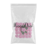 Max Maxb Plastic Artificial Rose Flwowers and Leaves with European Gift box Dark Pink