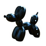 Resin Decorative Balloon Dog Ornament Desktop Decor Crafts Black