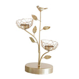 Maxbell Nordic Style Metal Iron Candle Holder Bird Tree Candle Stick Style03
