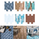 Maxbell Frosted Wooden Texture Sticker Wall Floor Tile Stickers 6 Colors Gray