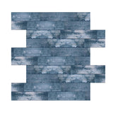 Maxbell Frosted Wooden Texture Sticker Wall Floor Tile Stickers 6 Colors Gray