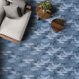 Maxbell Frosted Wooden Texture Sticker Wall Floor Tile Stickers 6 Colors Gray