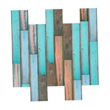 Maxbell Frosted Wooden Texture Sticker Wall Floor Tile Stickers 6 Colors Green