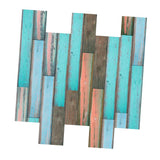 Maxbell Frosted Wooden Texture Sticker Wall Floor Tile Stickers 6 Colors Green