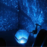 Max Star Night Lamp Projection Starry Baby Room Night Light USB-Blue Light