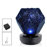 Max Star Night Lamp Projection Starry Baby Room Night Light USB-Blue Light