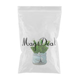 Max Potted  Artificial Daisy Flower Pot Bonsai Fake Plant in Vase White Flower