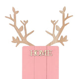 Max Wall Mounted Caddy Basket Shelf Organizer Holder with Wooden Board Pink
