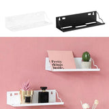Max Iron Wall Mounted Storage Shelf Flowerpot Rack Hanging Display Shelf White