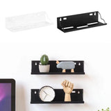 Max Iron Wall Mounted Storage Shelf Flowerpot Rack Hanging Display Shelf White