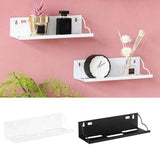 Max Iron Wall Mounted Storage Shelf Flowerpot Rack Hanging Display Shelf White