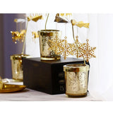 Max Maxb Romantic Candle Holder Stand Spining Tealight Candlestick  Snowflake