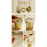 Max Maxb Romantic Candle Holder Stand Spining Tealight Candlestick  Snowflake