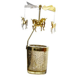 Max Maxb Romantic Candle Holder Stand Spining Tealight Candlestick  Unicorn